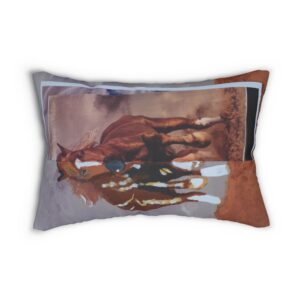 Horse - Spun Polyester Lumbar Pillow