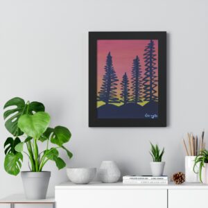 SUNSET - Framed Vertical Poster